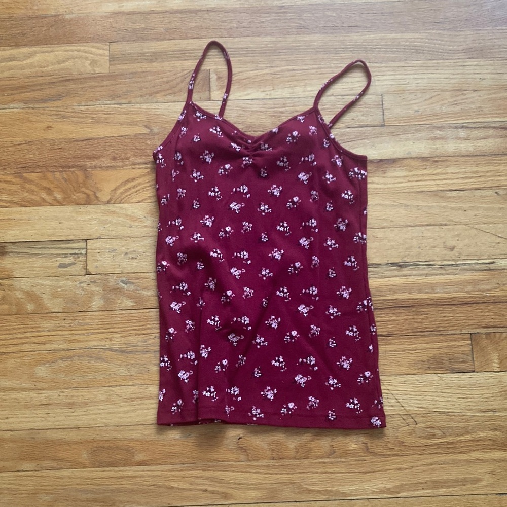 No Boundaries Pinch Floral Camisole